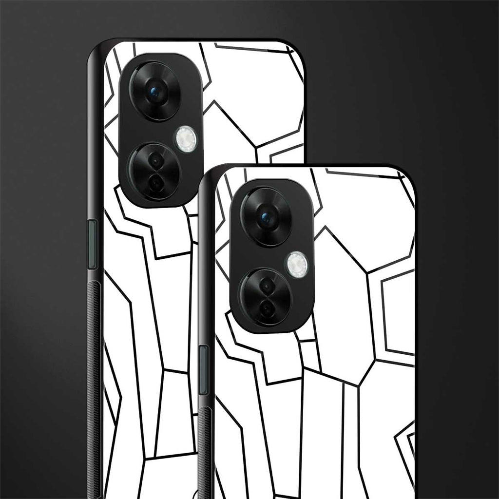mosaic back phone cover | glass case for oneplus nord ce 3 lite