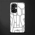 mosaic back phone cover | glass case for oneplus nord ce 3 lite