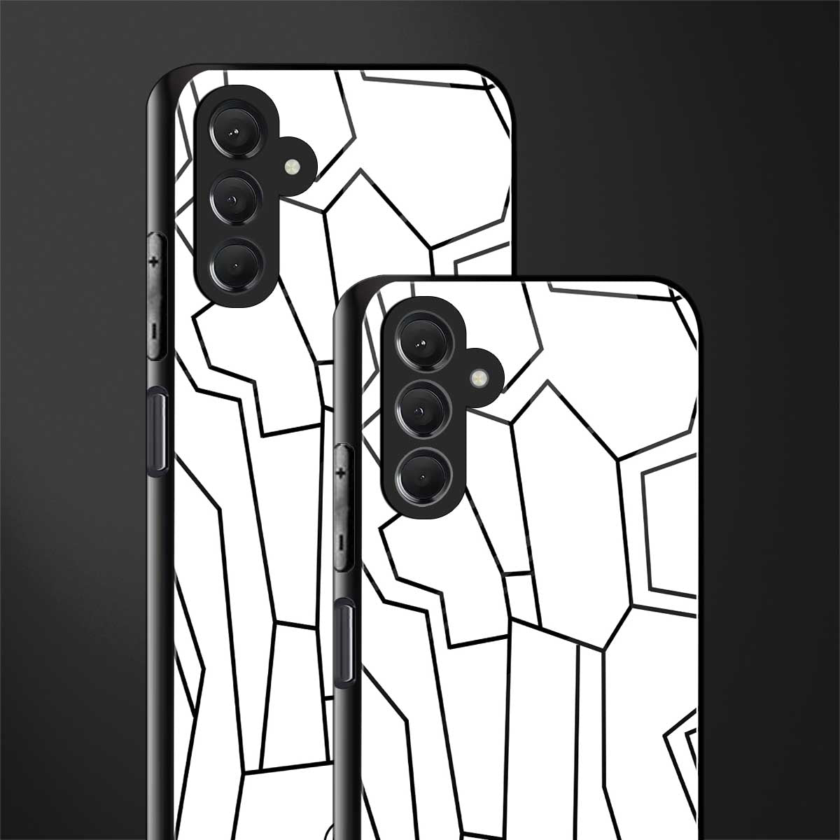 mosaic back phone cover | glass case for samsun galaxy a24 4g