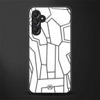 mosaic back phone cover | glass case for samsun galaxy a24 4g