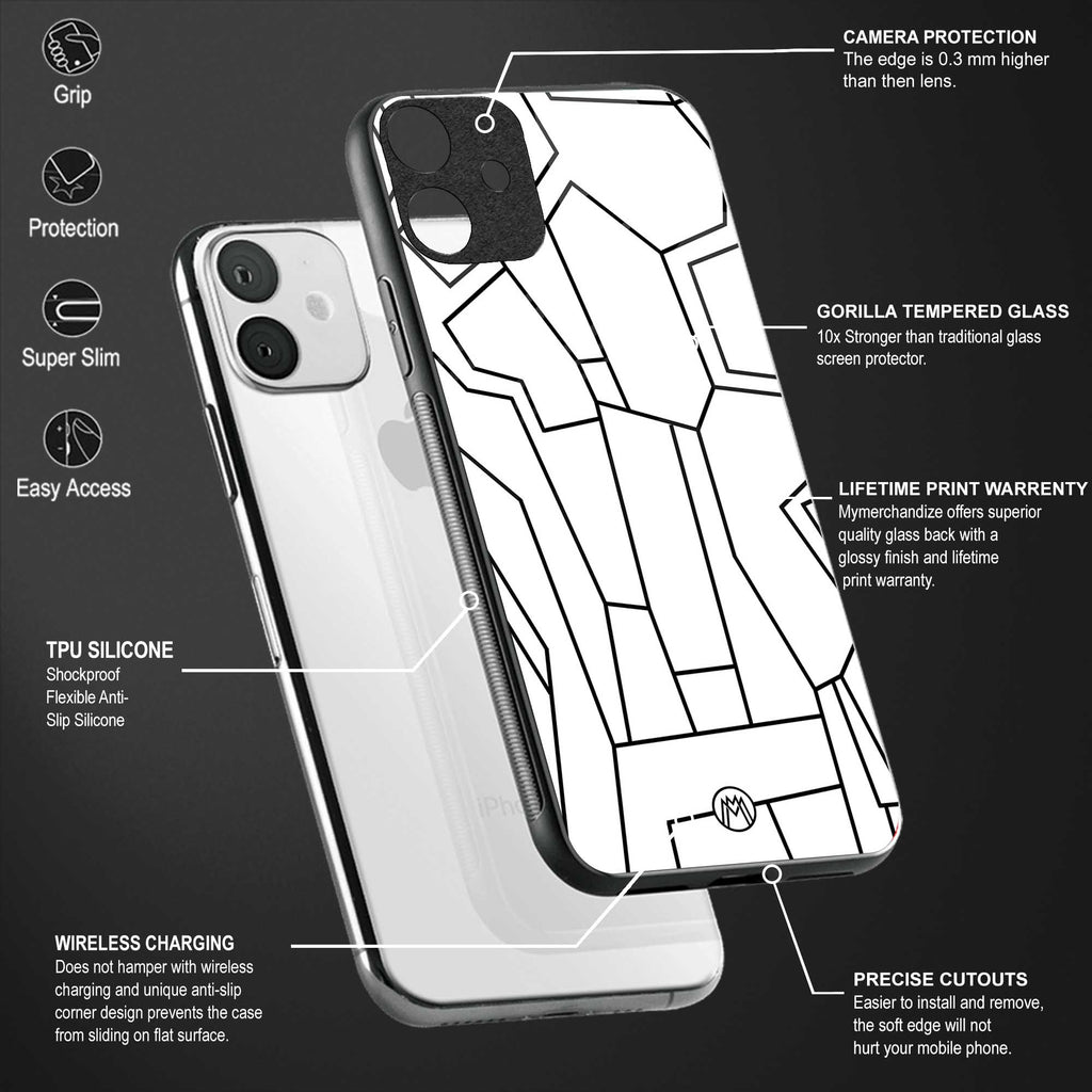 Mosaic Glass Case for mi 11 lite image-4