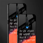 Moving On Glass Case for poco x2 image-2