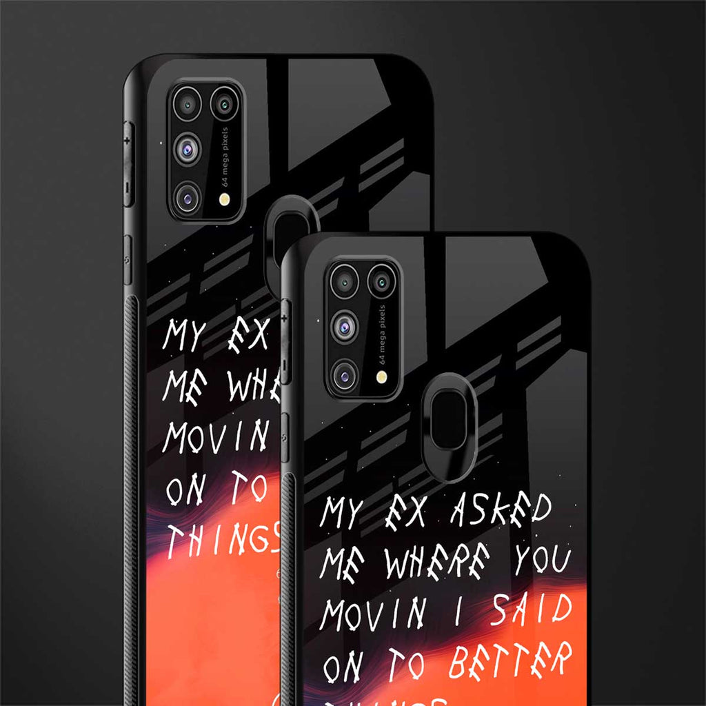 Moving On Glass Case for samsung galaxy f41 image-2