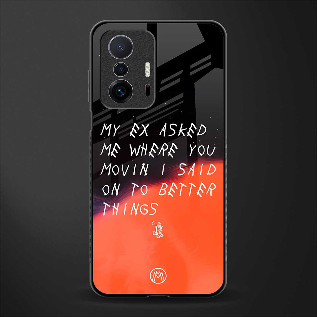 Moving On Glass Case for mi 11t pro 5g image