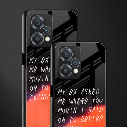 moving on back phone cover | glass case for realme 9 pro 5g
