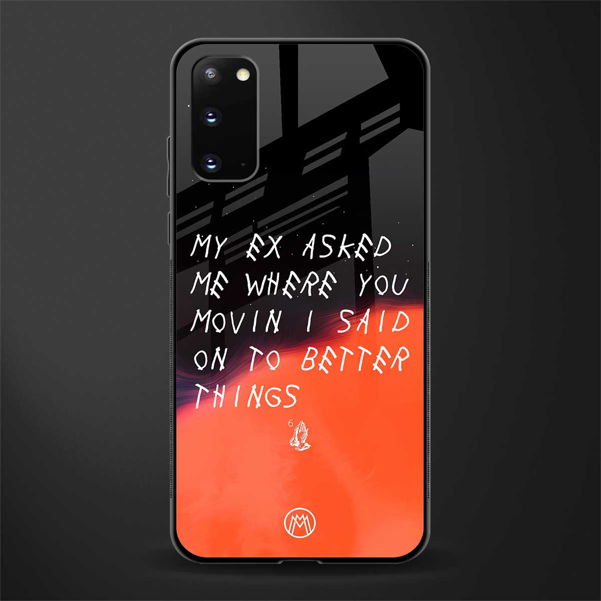 Moving On Glass Case for samsung galaxy s20 image