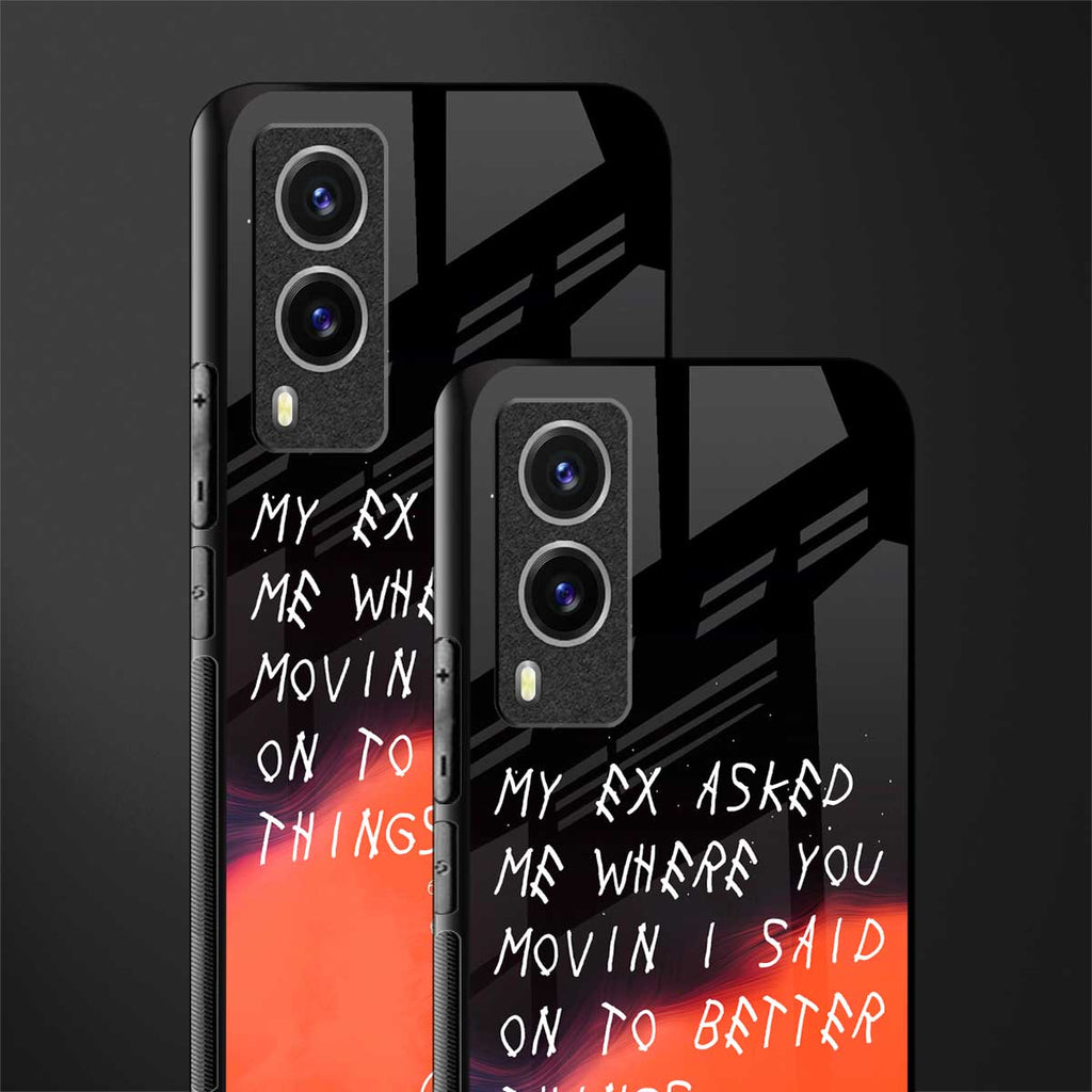 Moving On Glass Case for vivo v21e 5g image-2
