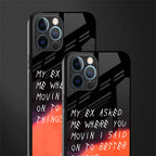 Moving On Glass Case for iphone 12 pro max image-2