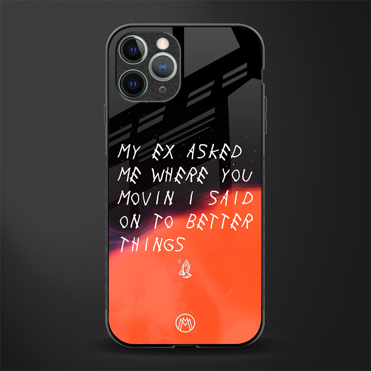 Moving On Glass Case for iphone 11 pro max image