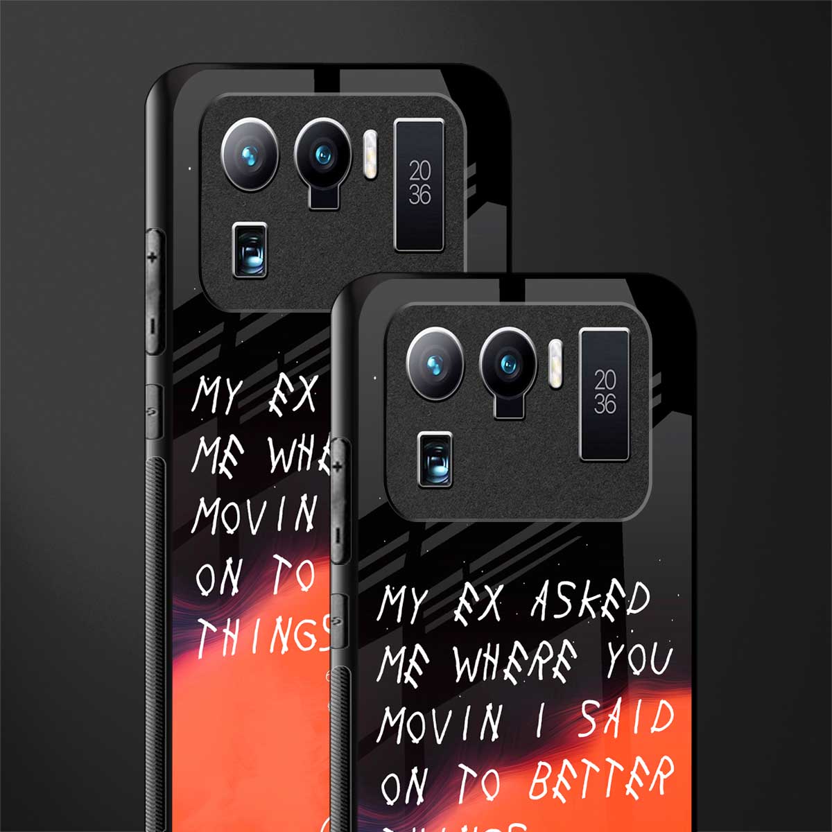 Moving On Glass Case for mi 11 ultra 5g image-2