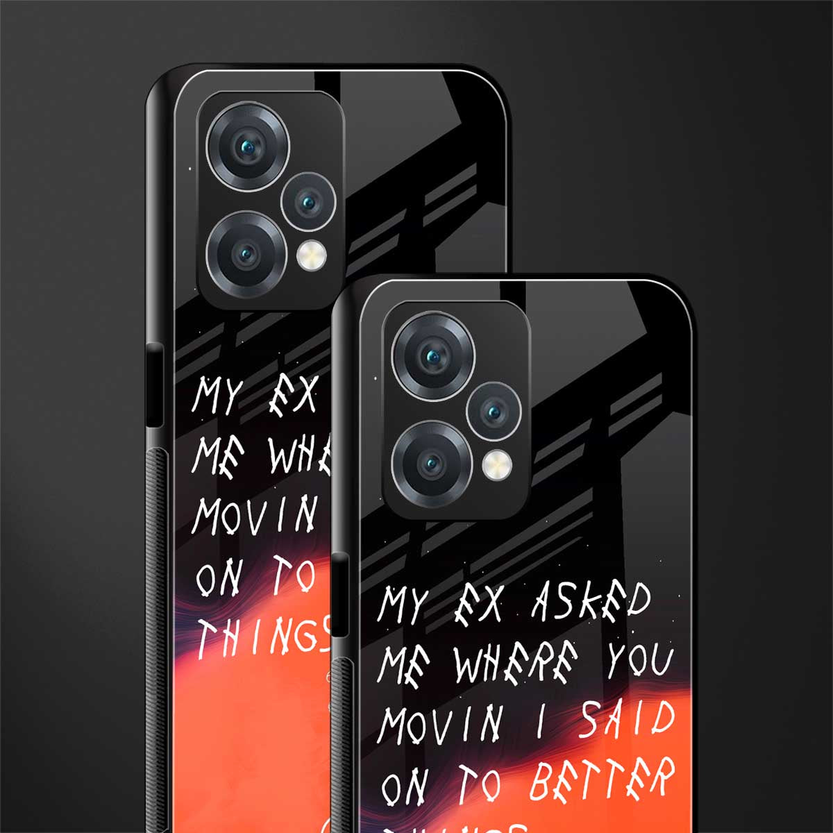 moving on back phone cover | glass case for oneplus nord ce 2 lite 5g