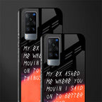 Moving On Glass Case for vivo x60 image-2