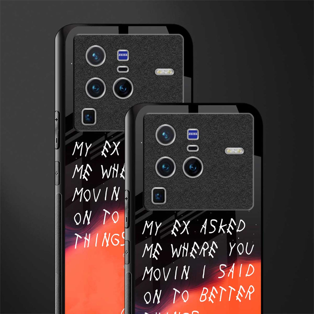Moving On Glass Case for vivo x80 pro 5g image-2