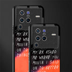 Moving On Glass Case for vivo x80 pro 5g image-2
