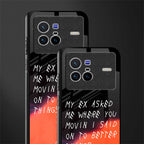 Moving On Glass Case for vivo x80 image-2