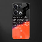 moving on back phone cover | glass case for oppo reno 8
