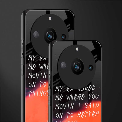moving on back phone cover | glass case for realme 11 pro 5g