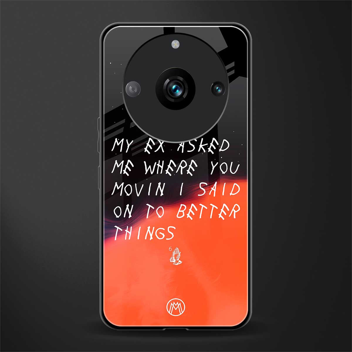 moving on back phone cover | glass case for realme 11 pro 5g