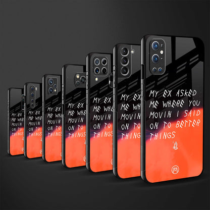 moving on back phone cover | glass case for samsung galaxy a14 5g