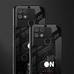 music on world off music back phone cover | glass case for realme narzo 50a