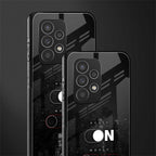 music on world off music back phone cover | glass case for samsung galaxy a23