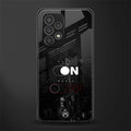 music on world off music back phone cover | glass case for samsung galaxy a53 5g