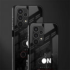 music on world off music back phone cover | glass case for samsung galaxy a13 4g