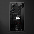 music on world off music back phone cover | glass case for vivo v25 pro 5g
