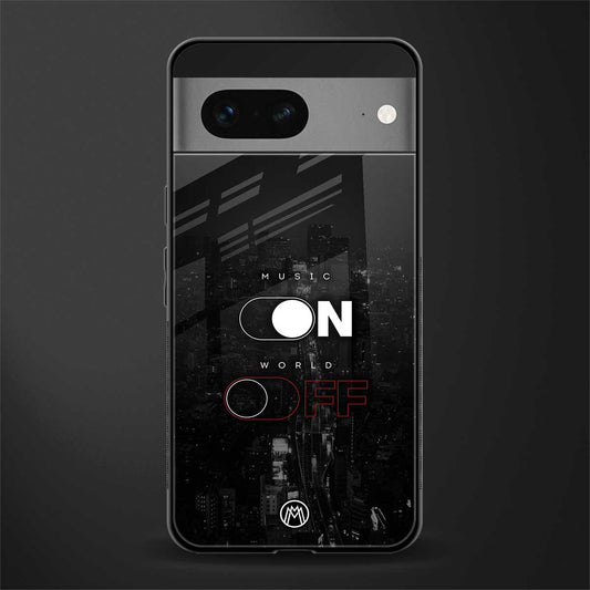 music on world off music back phone cover | glass case for google pixel 7