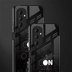 music on world off music back phone cover | glass case for samsung galaxy a14 5g