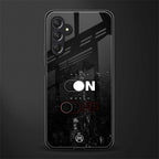 music on world off music back phone cover | glass case for samsun galaxy a24 4g