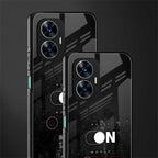 music on world off music back phone cover | glass case for realme c55