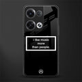 music over people black edition back phone cover | glass case for oppo reno 8