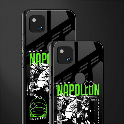 napoleon back phone cover | glass case for google pixel 4a 4g