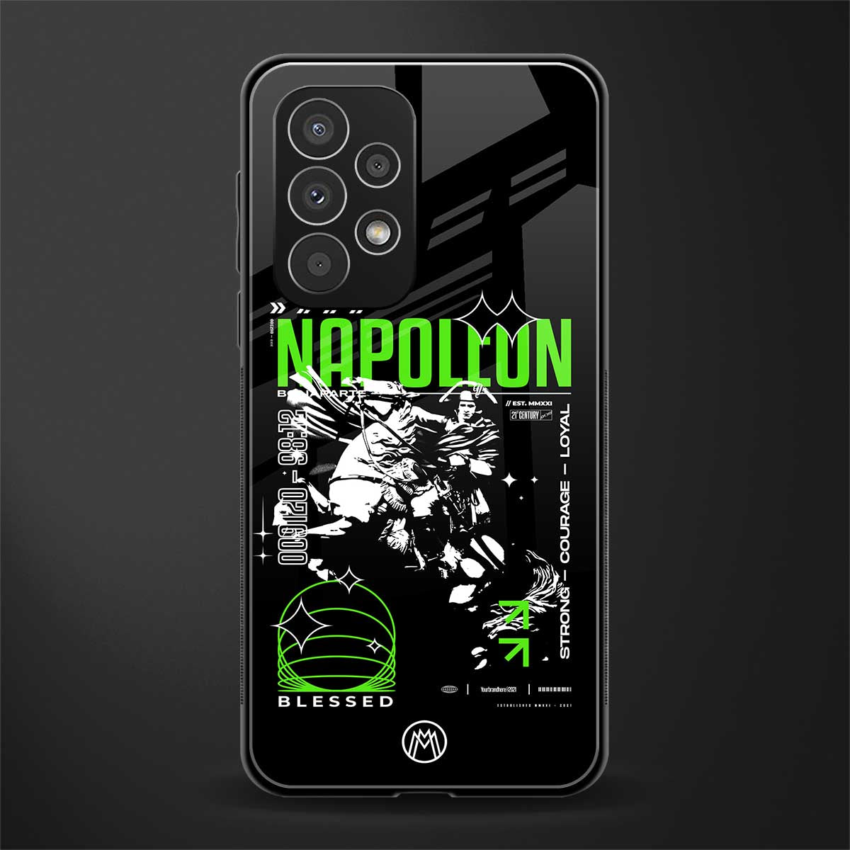 napoleon back phone cover | glass case for samsung galaxy a23