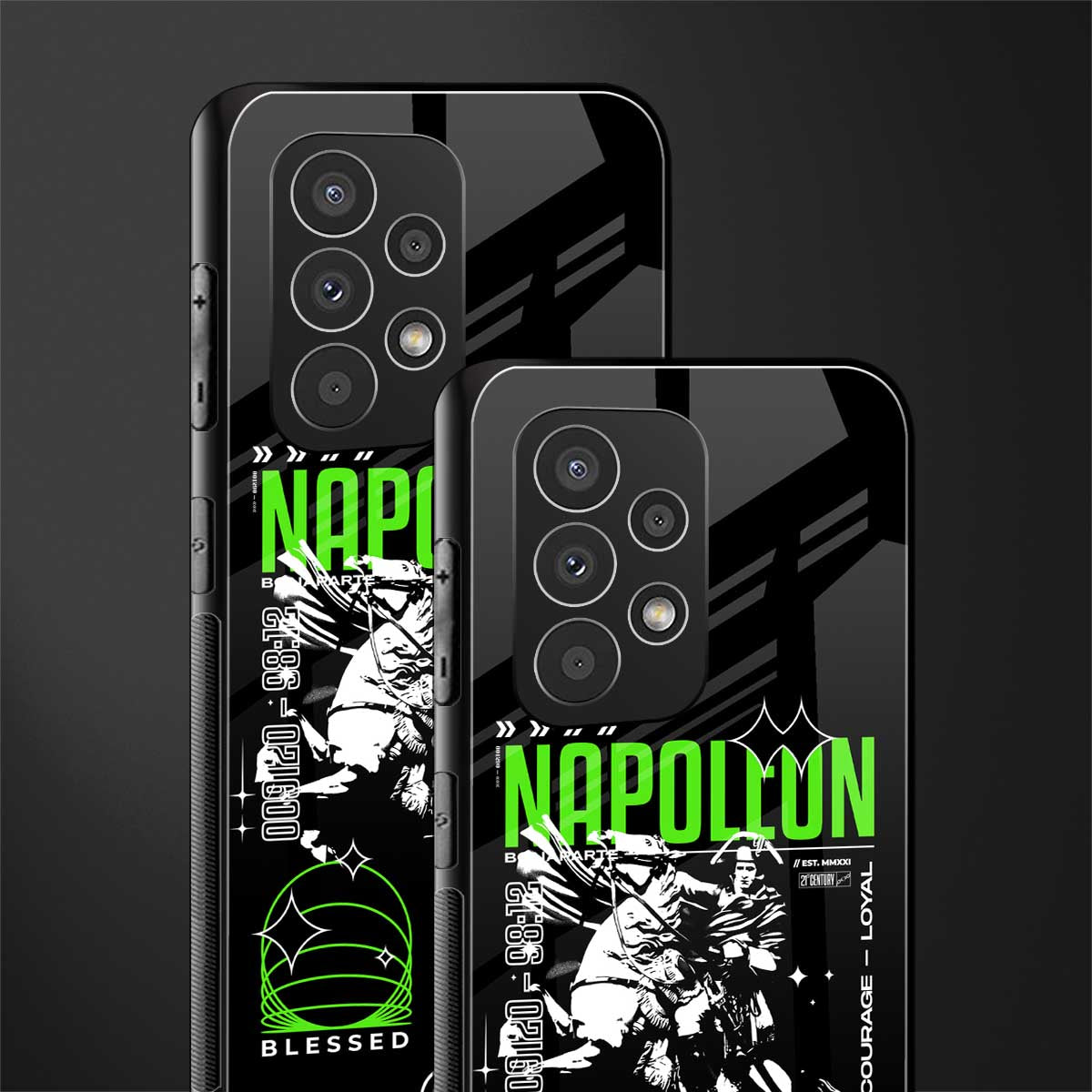 napoleon back phone cover | glass case for samsung galaxy a53 5g