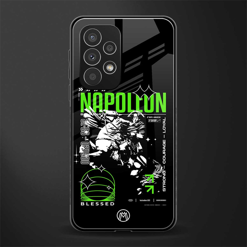 napoleon back phone cover | glass case for samsung galaxy a73 5g