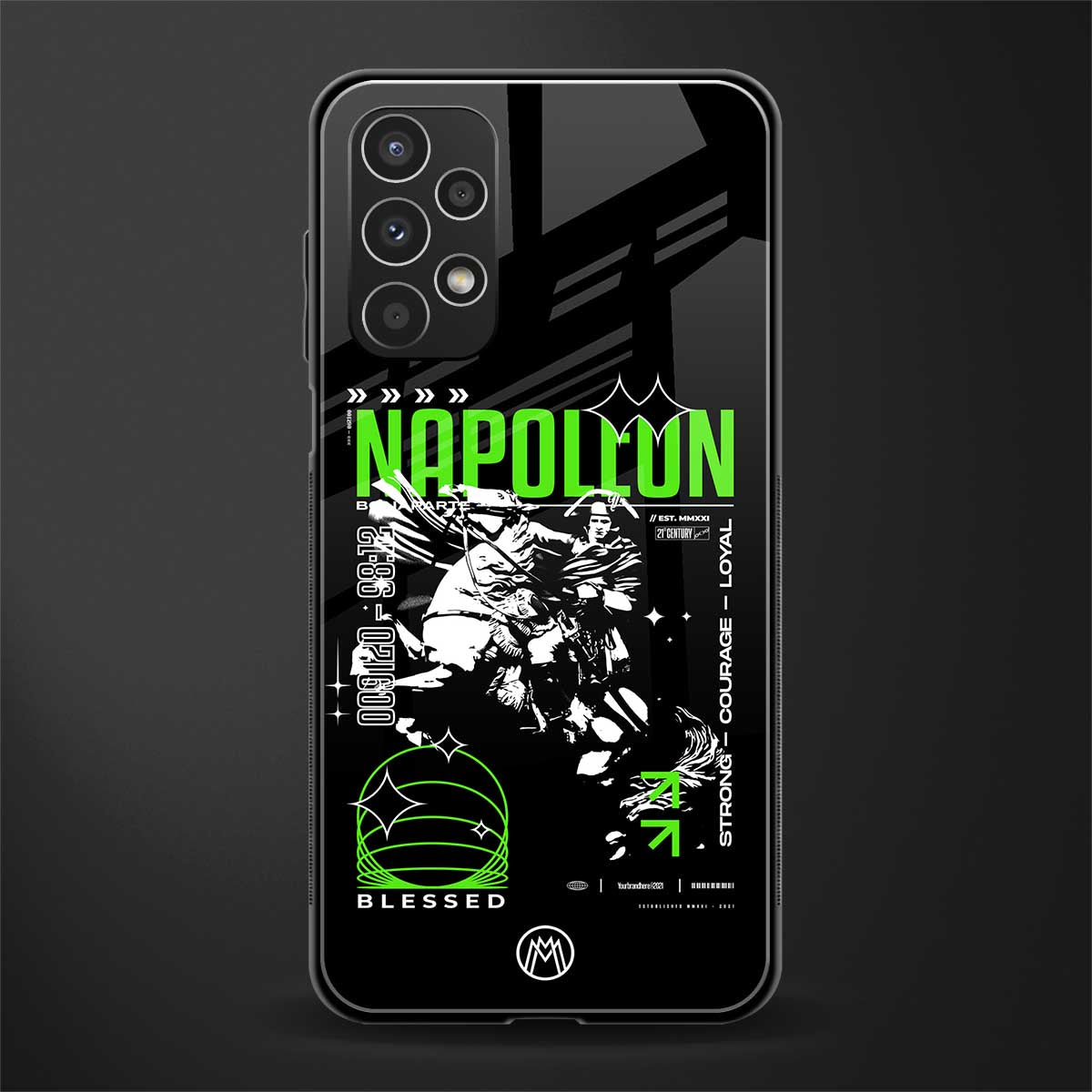 napoleon back phone cover | glass case for samsung galaxy a13 4g