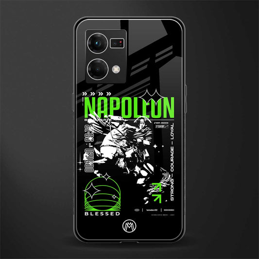 napoleon back phone cover | glass case for oppo f21 pro 4g