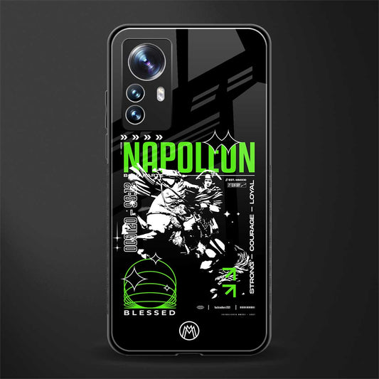 napoleon back phone cover | glass case for xiaomi 12 pro