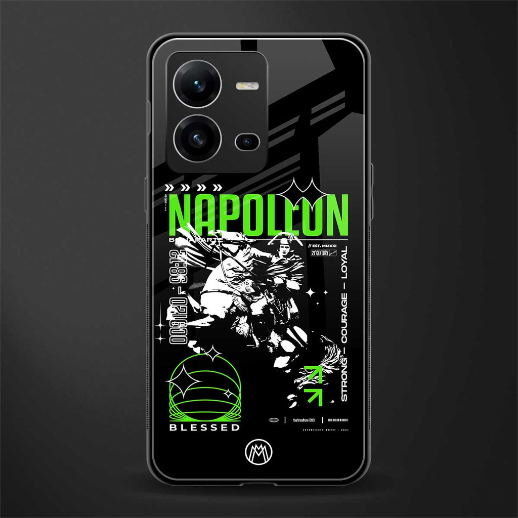 napoleon back phone cover | glass case for vivo v25-5g