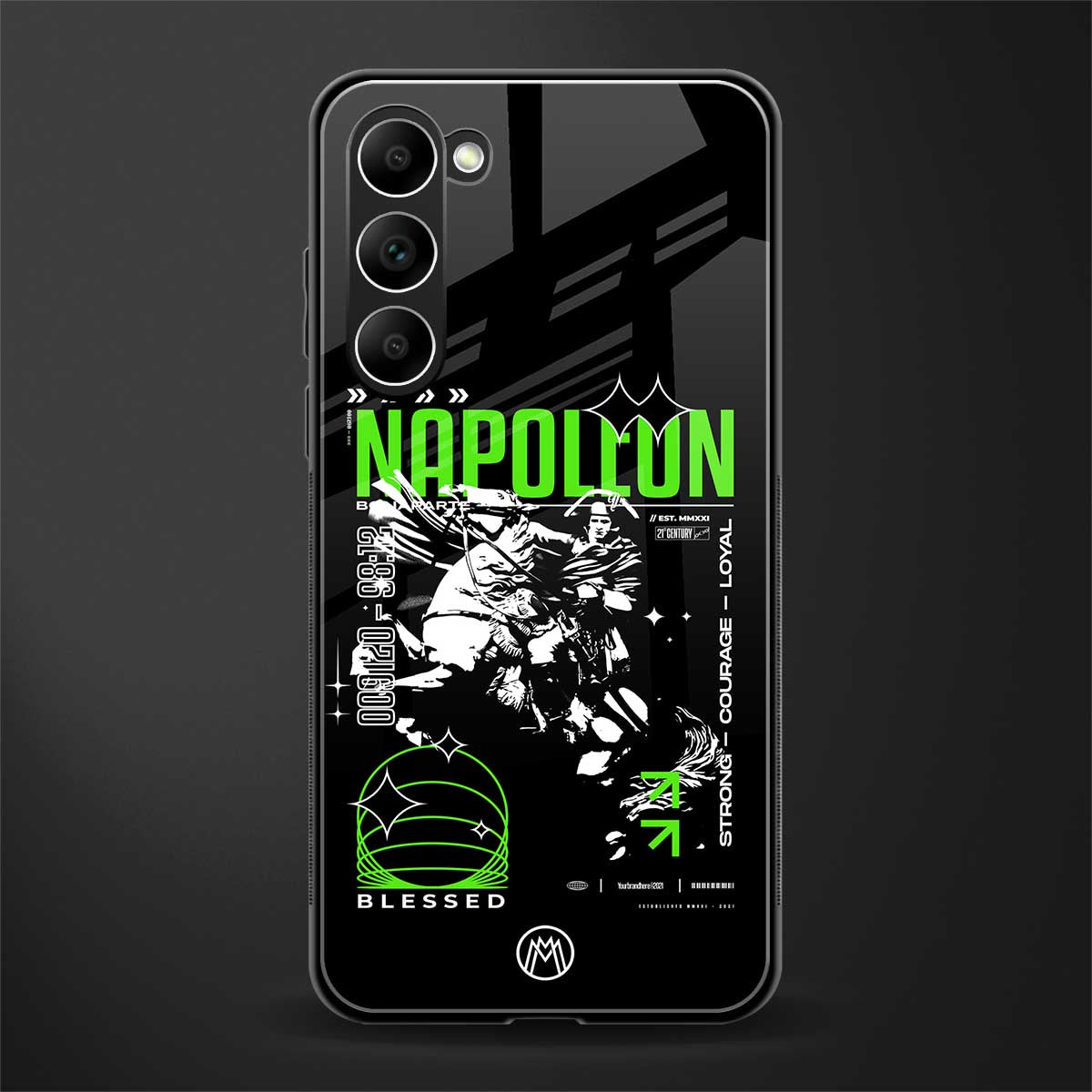 napoleon glass case for phone case | glass case for samsung galaxy s23