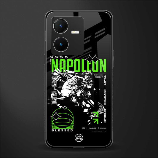 napoleon back phone cover | glass case for vivo y22