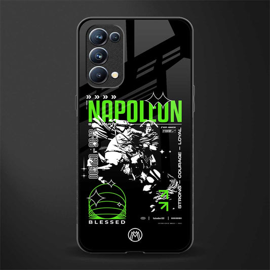 napoleon back phone cover | glass case for oppo reno 5