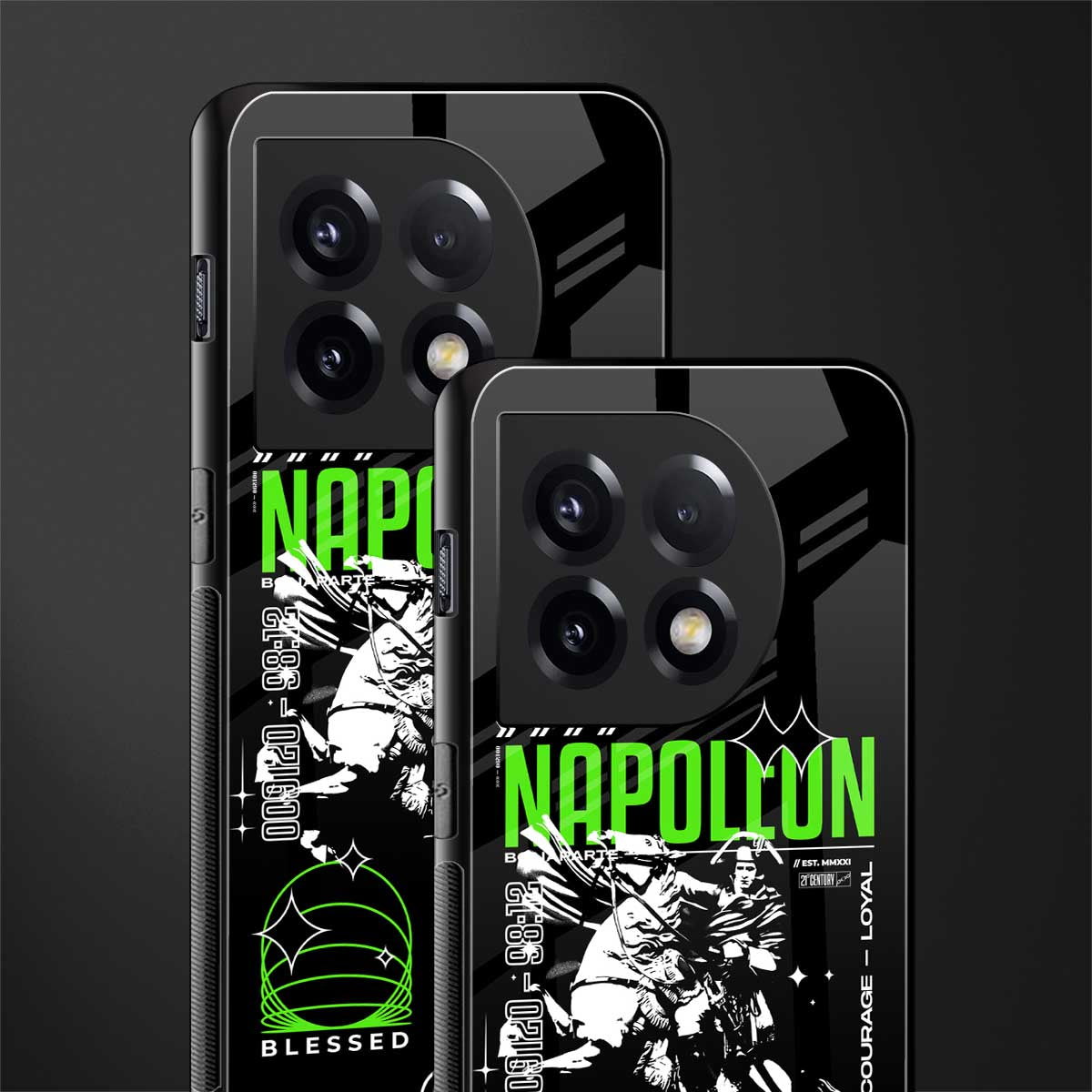 napoleon back phone cover | glass case for oneplus 11