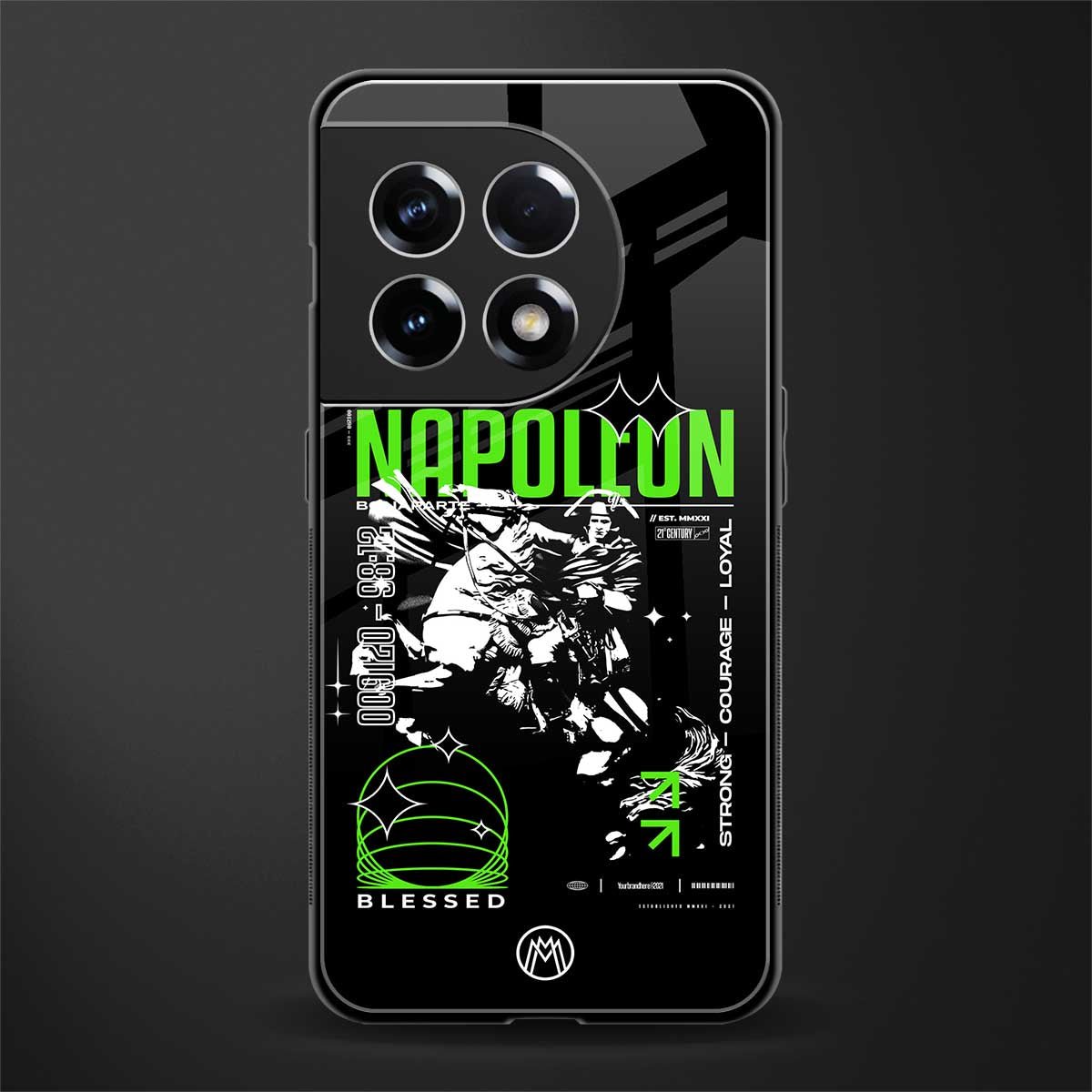 napoleon back phone cover | glass case for oneplus 11r