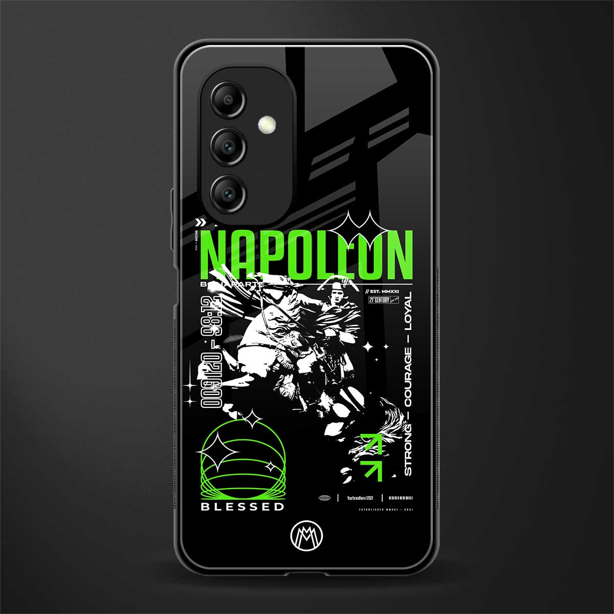 napoleon back phone cover | glass case for samsung galaxy a14 5g