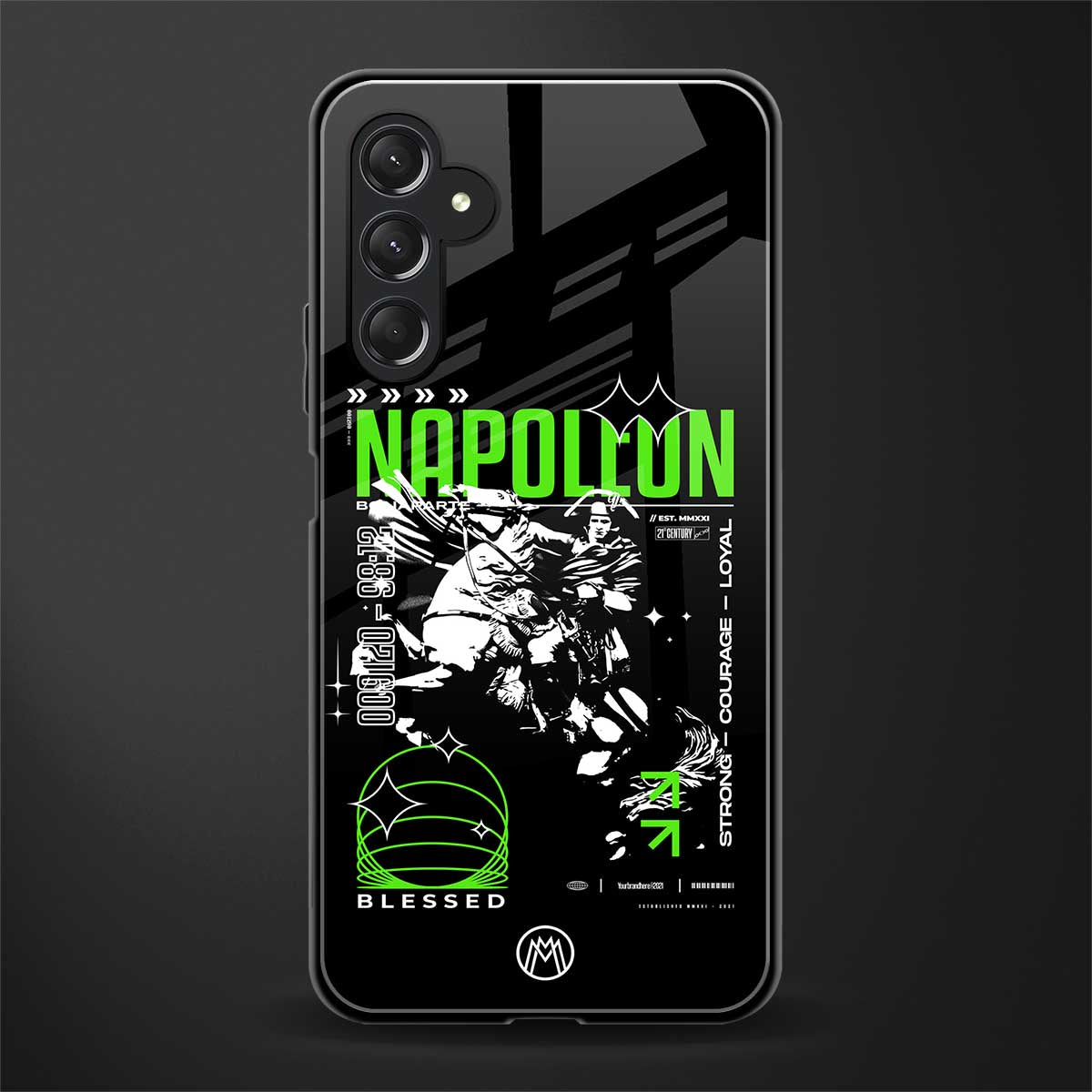 napoleon back phone cover | glass case for samsun galaxy a24 4g