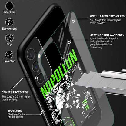 napoleon back phone cover | glass case for samsung galaxy s23 fe 5g