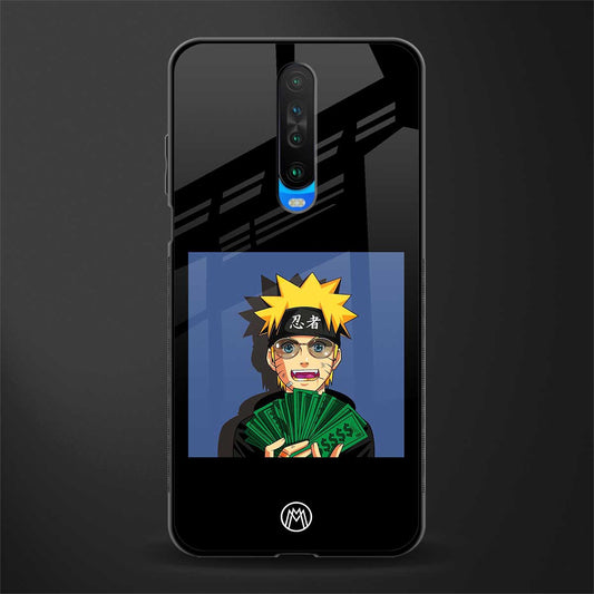 naruto hypebeast glass case for poco x2 image